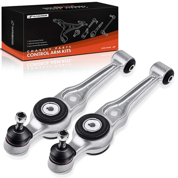 1999-2003 Saab 9-3 2-Pc Control Arm and Ball Joint Kit, Front Lower with Ball Joint A-Premium APCA0214