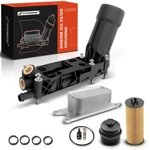 Oil Cooler Filter Adapter Housing for 2011 2013 Dodge Challenger