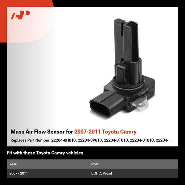 Mass Air Flow Sensor for 2007-2011 Toyota Camry