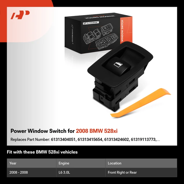 Power Window Switch for 2008 BMW 528xi