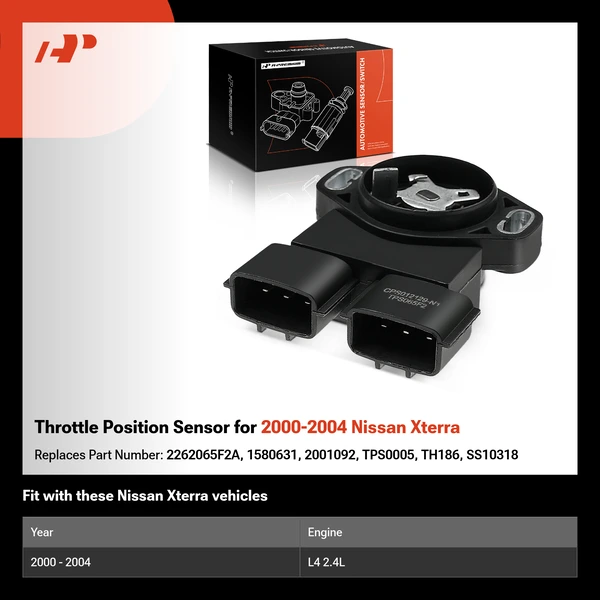 Throttle Position Sensor for 2000-2004 Nissan Xterra