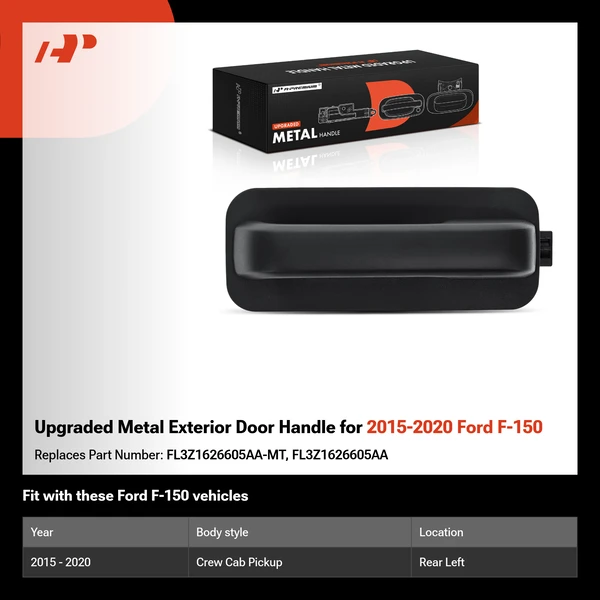 Upgraded Metal Exterior Door Handle for 2015-2020 Ford F-150