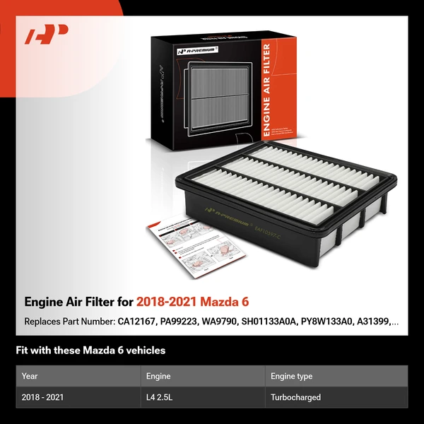 Engine Air Filter for 2018-2021 Mazda 6