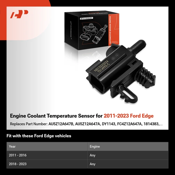 Engine Coolant Temperature Sensor for 2011-2023 Ford Edge
