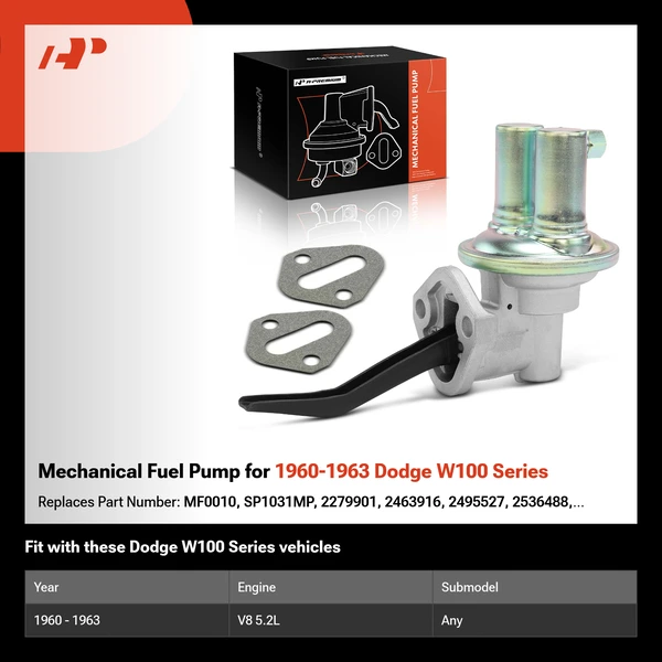 Mechanical Fuel Pump for 1960-1963 Dodge W100 Series