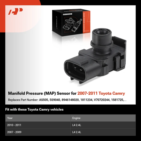 Manifold Pressure (MAP) Sensor for 2007-2011 Toyota Camry