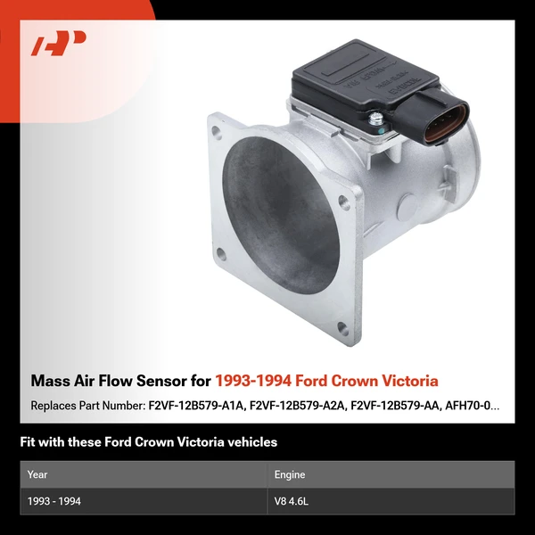 Mass Air Flow Sensor for 1993-1994 Ford Crown Victoria