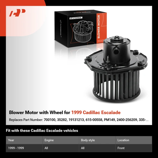 Blower Motor with Wheel for 1999 Cadillac Escalade