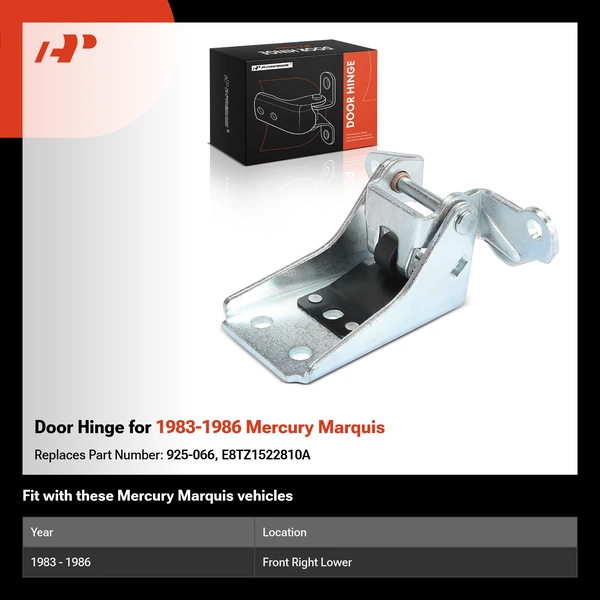 Door Hinge for 1983-1986 Mercury Marquis