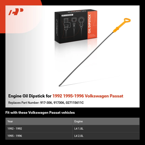Engine Oil Dipstick for 1992 1995-1996 Volkswagen Passat