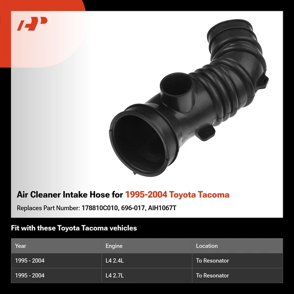 Air Cleaner Intake Hose for 1995-2004 Toyota Tacoma
