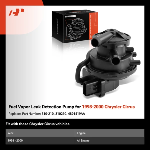 Fuel Vapor Leak Detection Pump for 1998-2000 Chrysler Cirrus
