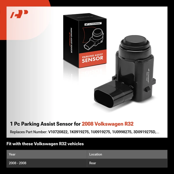 1 Pc Parking Assist Sensor for 2008 Volkswagen R32