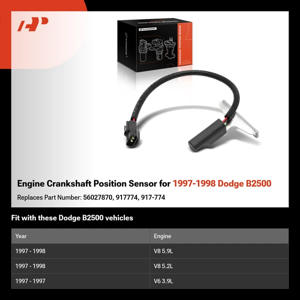 Engine Crankshaft Position Sensor for 1997-1998 Dodge B2500