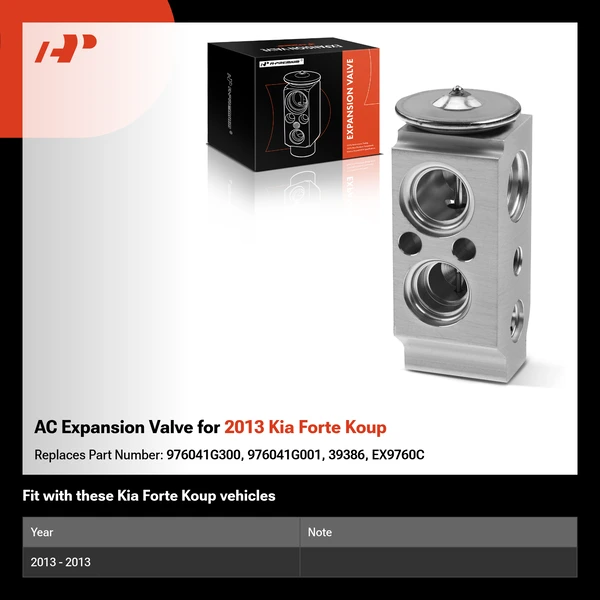 AC Expansion Valve for 2013 Kia Forte Koup