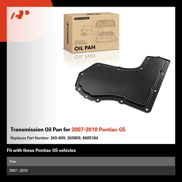 Transmission Oil Pan for 2007-2010 Pontiac G5