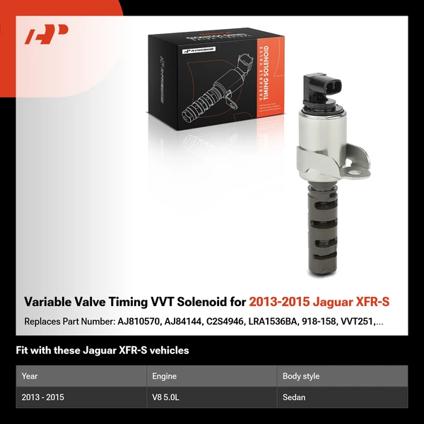Variable Valve Timing VVT Solenoid for 2013-2015 Jaguar XFR-S