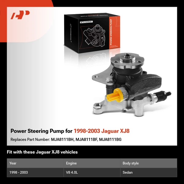 Power Steering Pump for 1998-2003 Jaguar XJ8