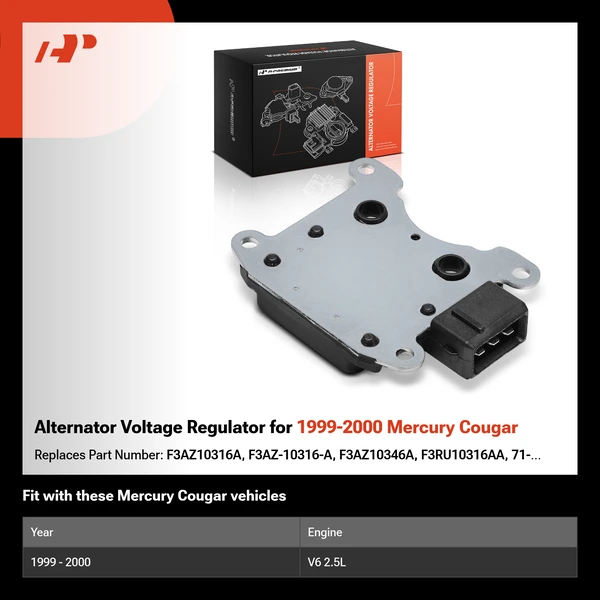 Alternator Voltage Regulator for 1999-2000 Mercury Cougar