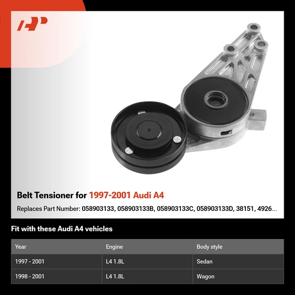 Belt Tensioner for 1997-2001 Audi A4