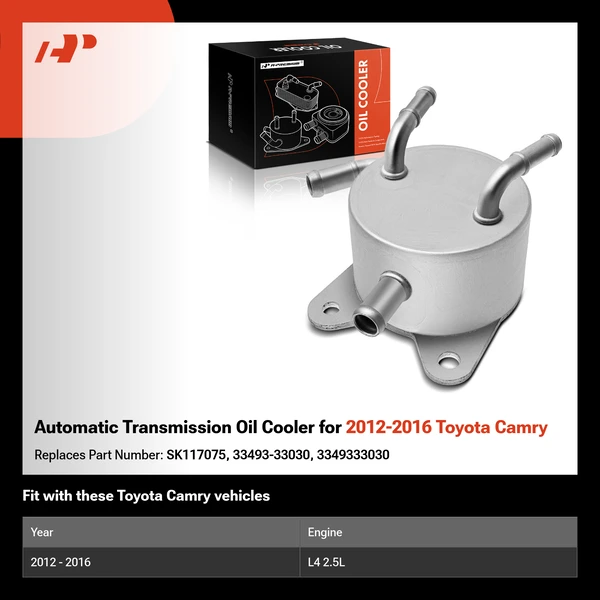 Automatic Transmission Oil Cooler for 2012-2016 Toyota Camry