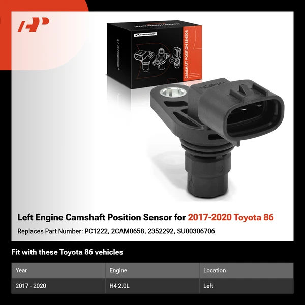 Left Engine Camshaft Position Sensor for 2017-2020 Toyota 86