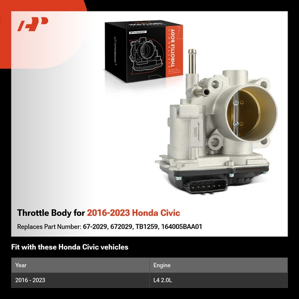 Throttle Body for 2016-2023 Honda Civic