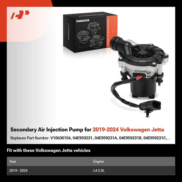 Secondary Air Injection Pump for 2019-2024 Volkswagen Jetta