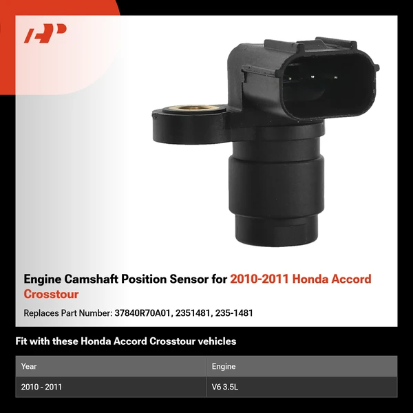 Engine Camshaft Position Sensor for 2010-2011 Honda Accord Crosstour