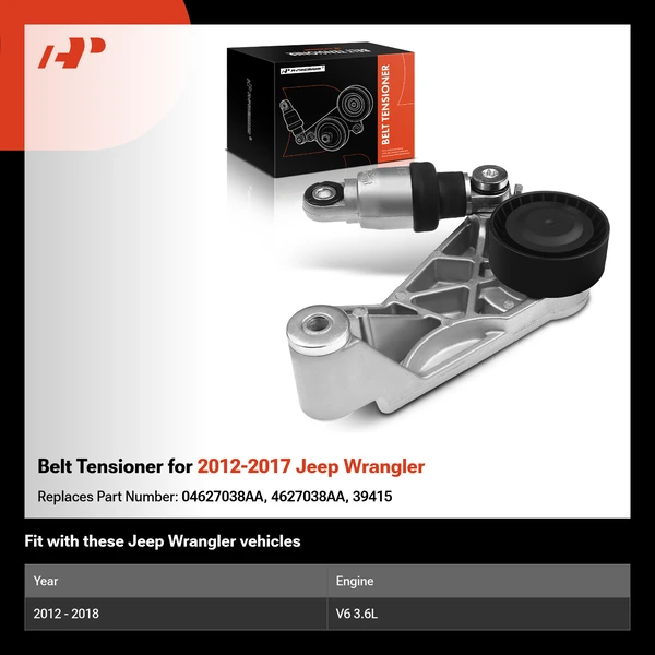 Belt Tensioner for 2012-2017 Jeep Wrangler