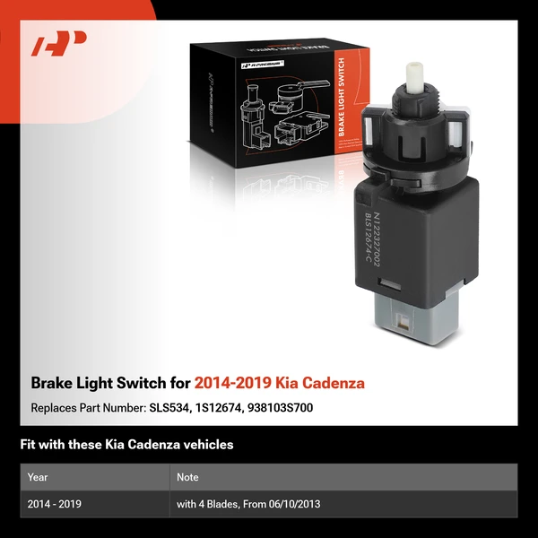 Brake Light Switch for 2014-2019 Kia Cadenza