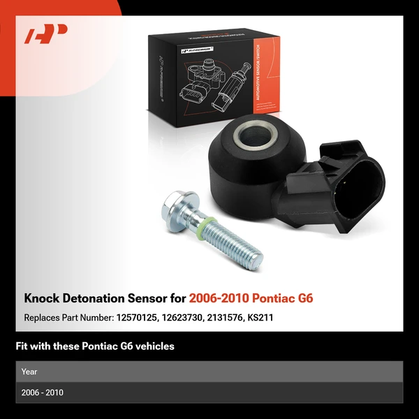 Knock Detonation Sensor for 2006-2010 Pontiac G6