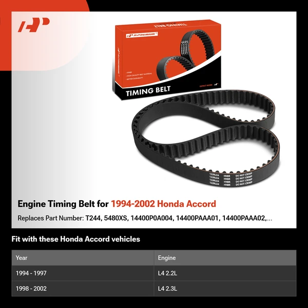 Engine Timing Belt for 1994-2002 Honda Accord
