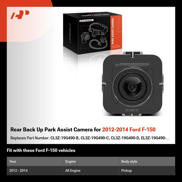 Rear Back Up Park Assist Camera for 2012-2014 Ford F-150