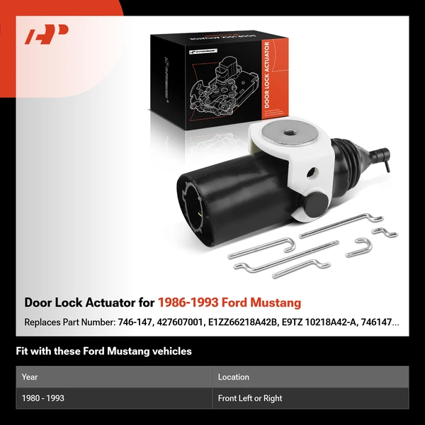 Door Lock Actuator for 1986-1993 Ford Mustang