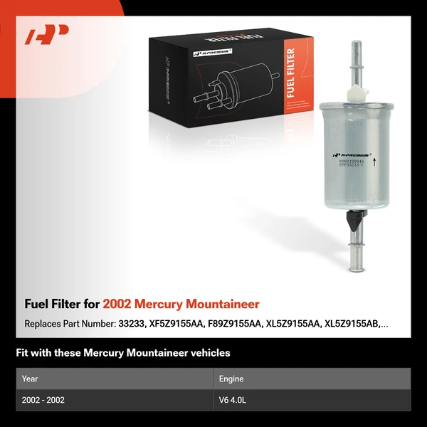 Fuel Filter for 2002 Mercury Mountaineer