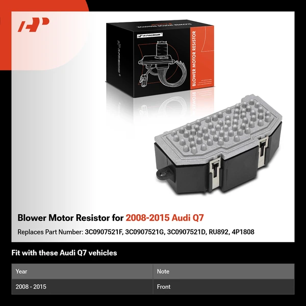 Blower Motor Resistor for 2008-2015 Audi Q7