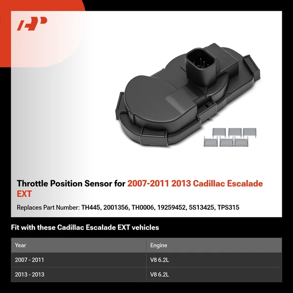 Throttle Position Sensor for 2007-2011 2013 Cadillac Escalade EXT