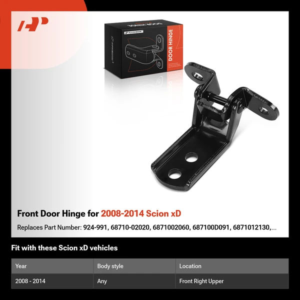 Front Door Hinge for 2008-2014 Scion xD