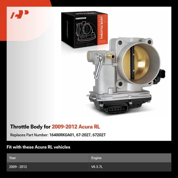 Throttle Body for 2009-2012 Acura RL