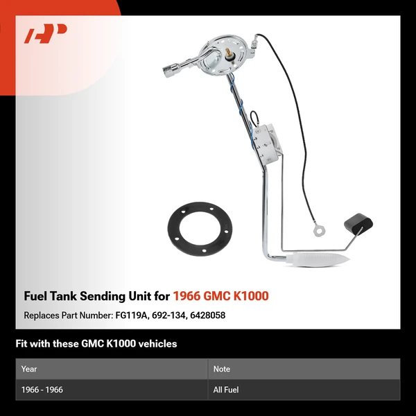 Fuel Tank Sending Unit for 1966 GMC K1000