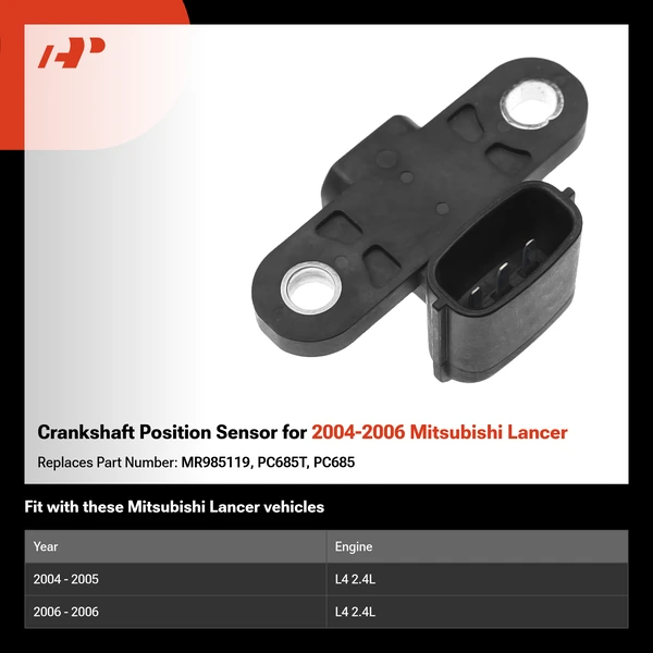 Crankshaft Position Sensor for 2004-2006 Mitsubishi Lancer