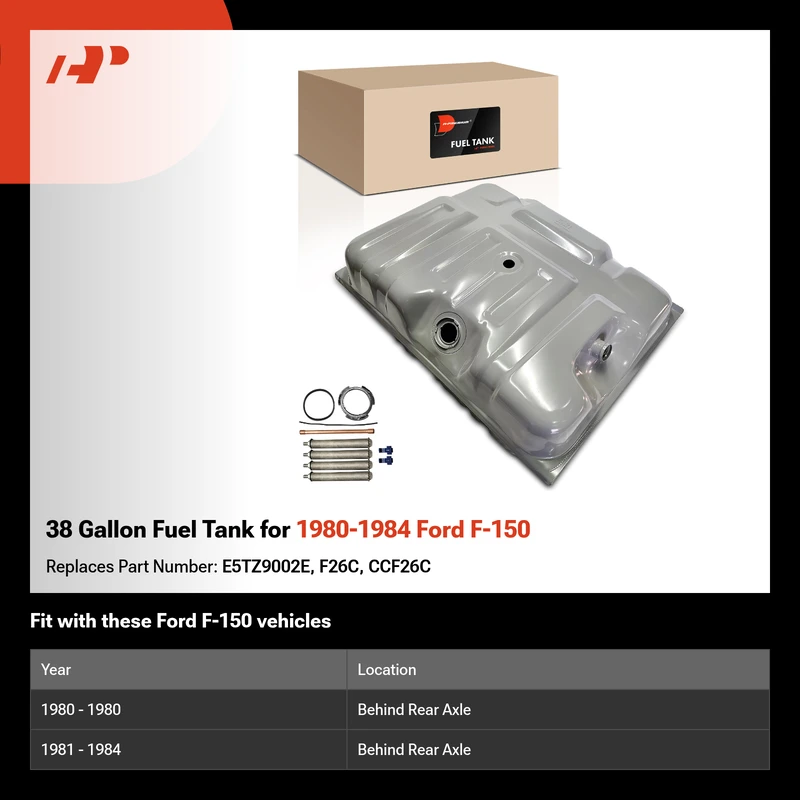38 Gallon Fuel Tank for 1980-1984 Ford F-150