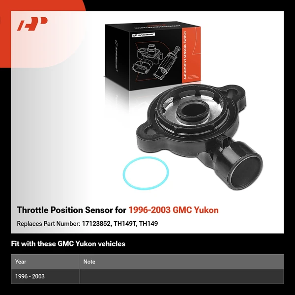 Throttle Position Sensor for 1996-2003 GMC Yukon