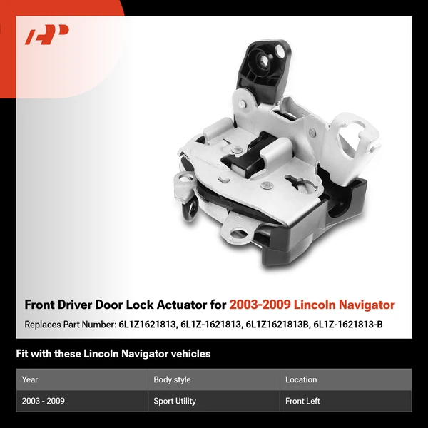 Front Driver Door Lock Actuator for 2003-2009 Lincoln Navigator