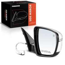 Front Passenger White Power Heated Mirror