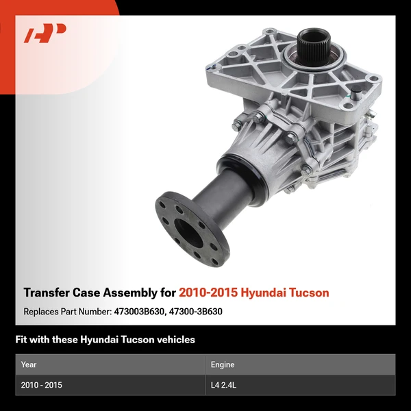 Transfer Case Assembly for 2010-2015 Hyundai Tucson