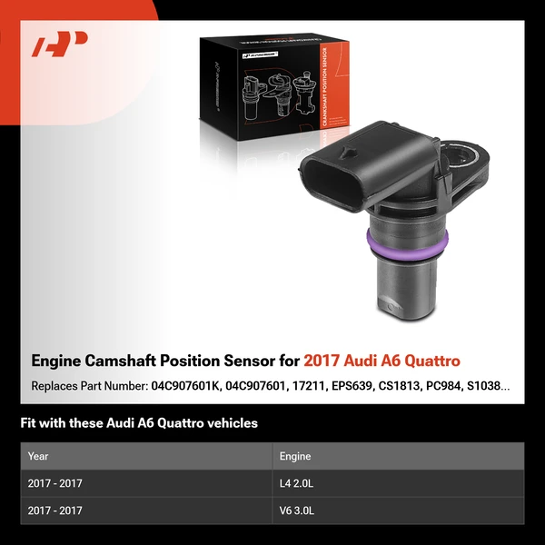 Engine Camshaft Position Sensor for 2017 Audi A6 Quattro