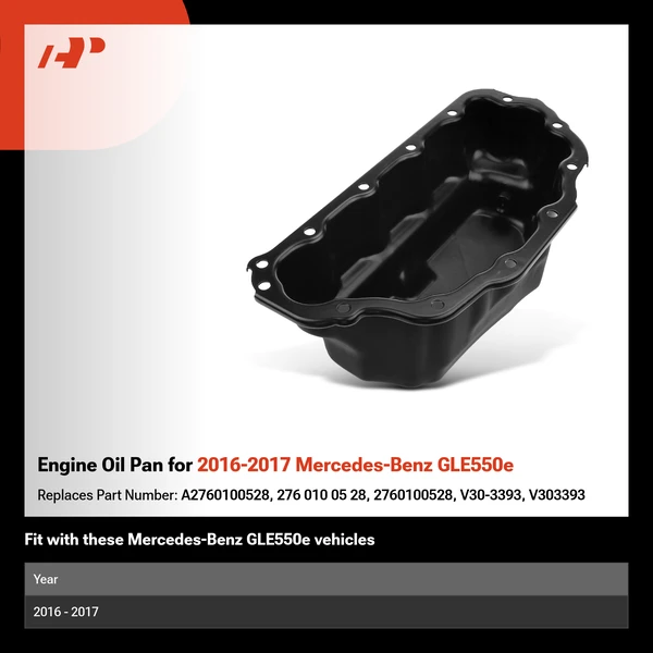 Engine Oil Pan for 2016-2017 Mercedes-Benz GLE550e