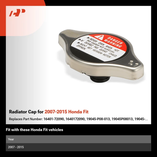 Radiator Cap for 2007-2015 Honda Fit